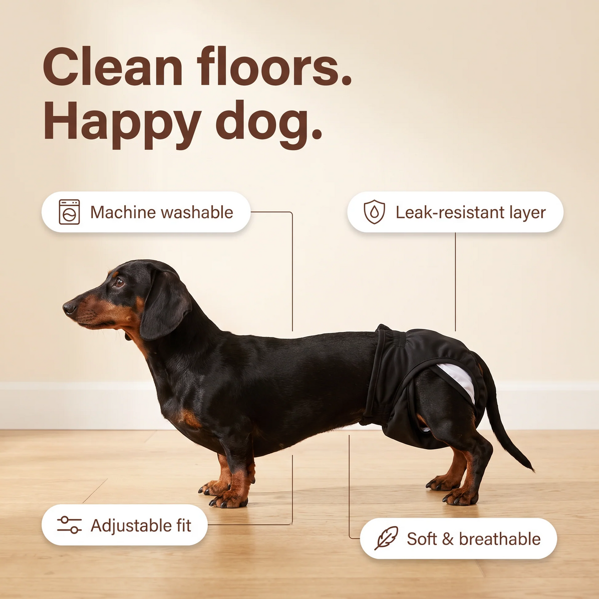 Mumaby™ Waschbare Hundewiese
